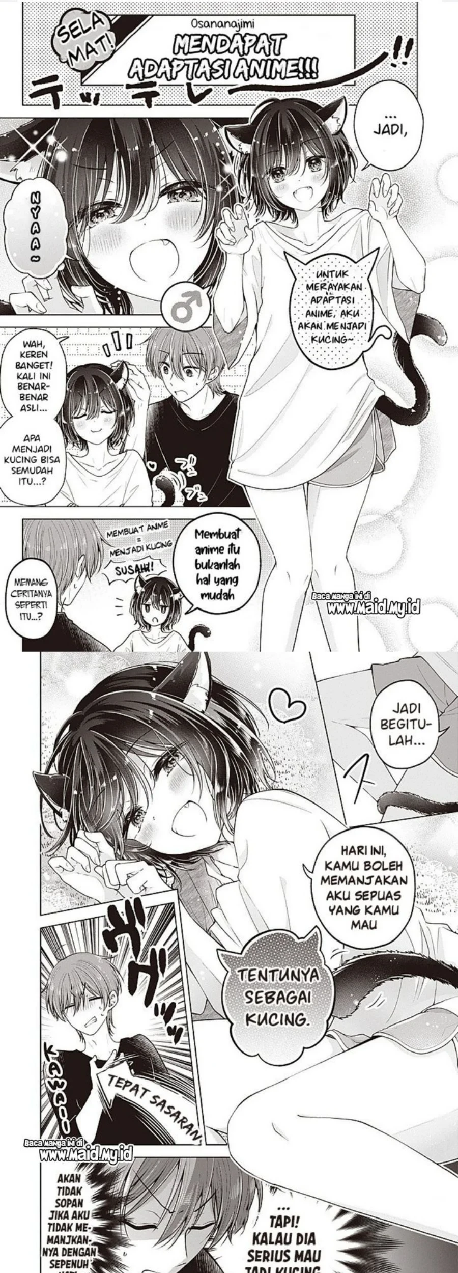 Osananajimi Wo Onnanoko Ni Shiteshimatta Hanashi Chapter 138.5 Halaman 3
