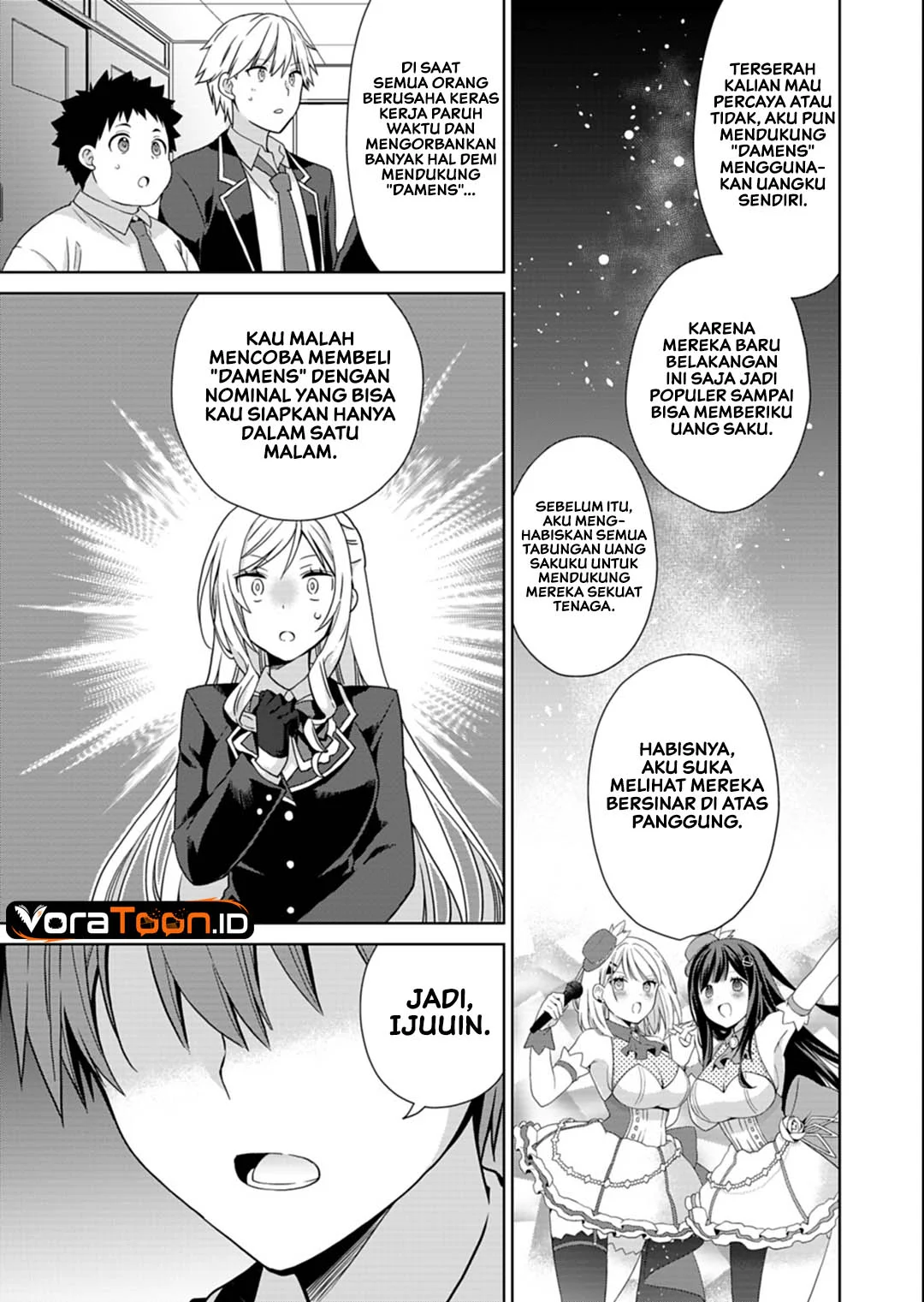 Osananajimitachi Ga Ninki Idol Ni Natta Amama Na Kanojotachi Wa Ore Ni Mitsuide Kureteiru Chapter 5 Halaman 10