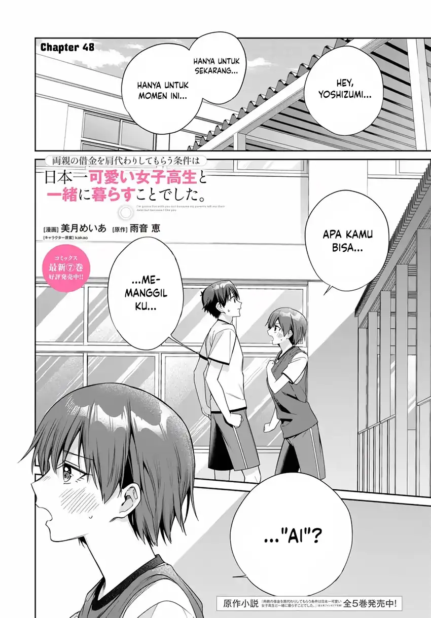 Ryoushin No Shakkin Wo Katagawari Shite Morau Jouken Wa Nihonichi Kawaii Joshikousei To Issho Ni Kurasu Koto Deshita Chapter 48 Halaman 2
