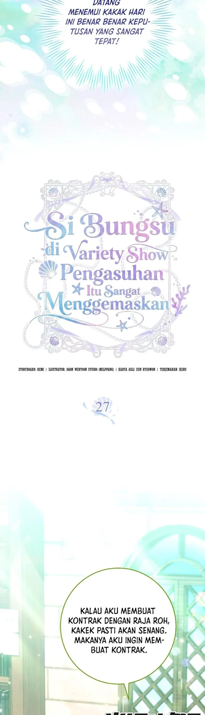 Si Bungsu Di Variety Show Pengasuhan Itu Sangat Menggemaskan Chapter 27 Halaman 29