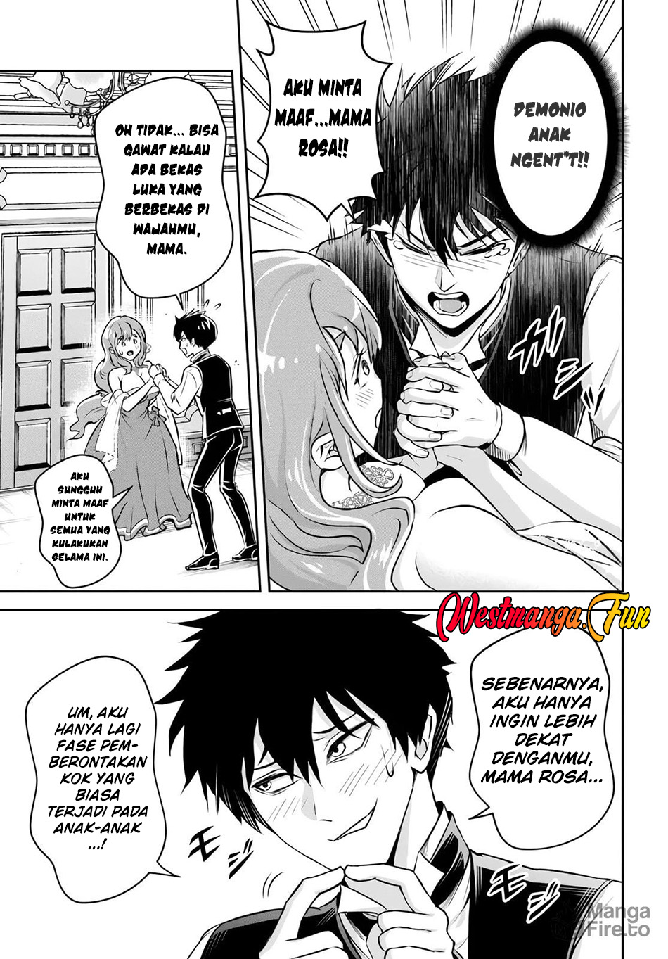 Sono Akuyaku Kizoku Mama Heroine Ga Suki Sugiru Shinshi Na Doryoku De Saikyou To Nari Fuguu Na Oshi Chara Tasukemakuru Chapter 15.1 Halaman 30
