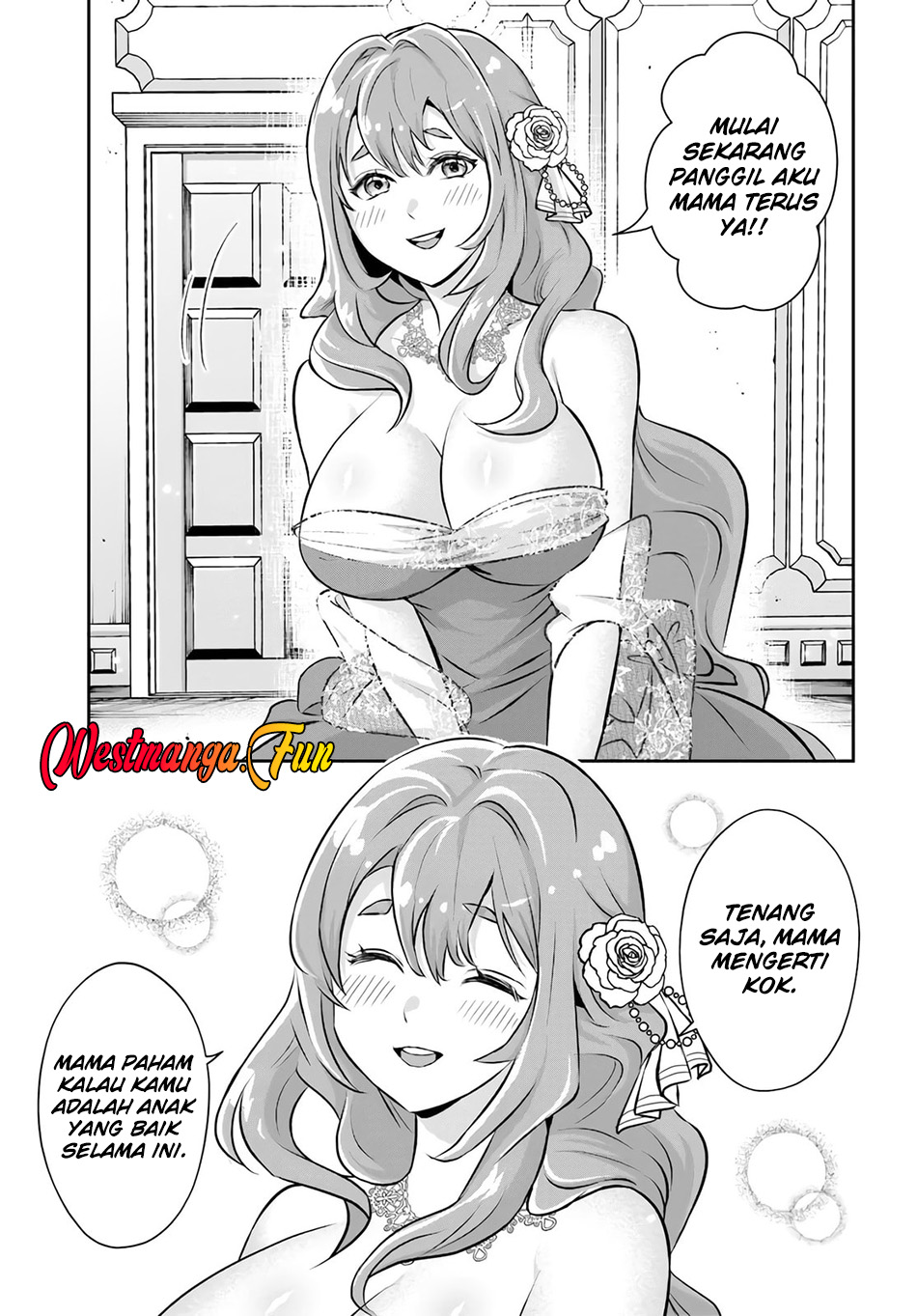 Sono Akuyaku Kizoku Mama Heroine Ga Suki Sugiru Shinshi Na Doryoku De Saikyou To Nari Fuguu Na Oshi Chara Tasukemakuru Chapter 15.1 Halaman 34
