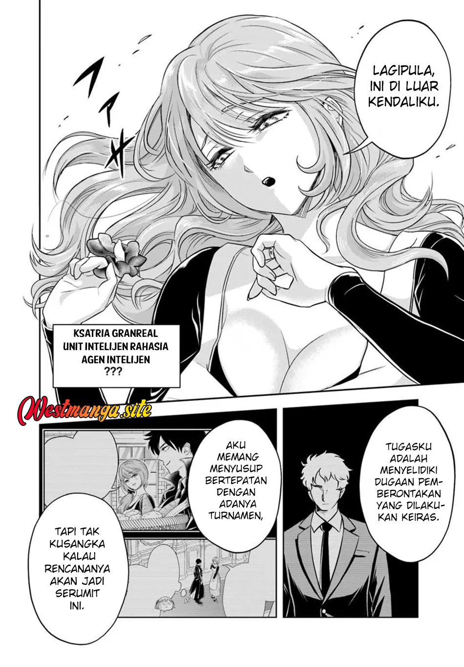 Sono Akuyaku Kizoku Mama Heroine Ga Suki Sugiru Shinshi Na Doryoku De Saikyou To Nari Fuguu Na Oshi Chara Tasukemakuru Chapter 46 Halaman 3