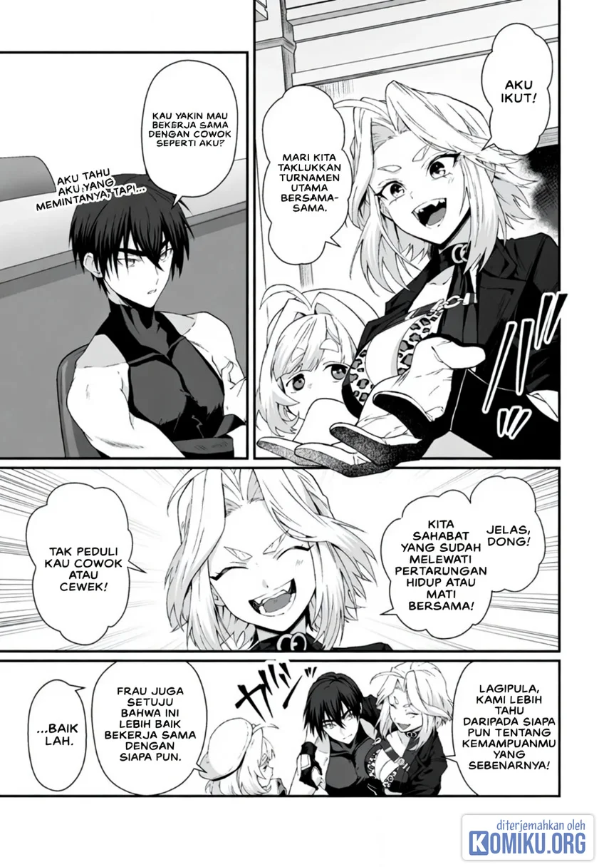 Teisou Gyakuten Sekai De Yuiitsu No Otoko Kishi No Ore Onna Kishi Gakuen Ni Nyuugaku Shitara Nazeka Eiyou Atsukai Sareta Zetsurin Skill De Harem Musou Chapter 11.1 Halaman 3