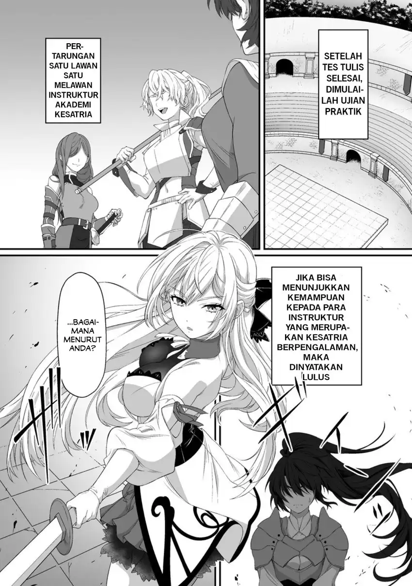 Teisou Gyakuten Sekai De Yuiitsu No Otoko Kishi No Ore Onna Kishi Gakuen Ni Nyuugaku Shitara Nazeka Eiyou Atsukai Sareta Zetsurin Skill De Harem Musou Chapter 5.2 Halaman 23