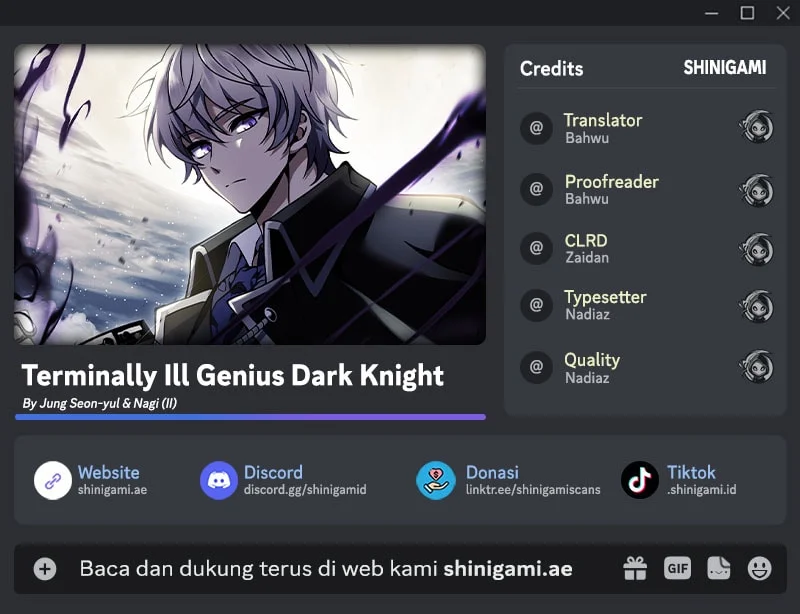 Terminally Ill Genius Dark Knight Chapter 139 Halaman 1