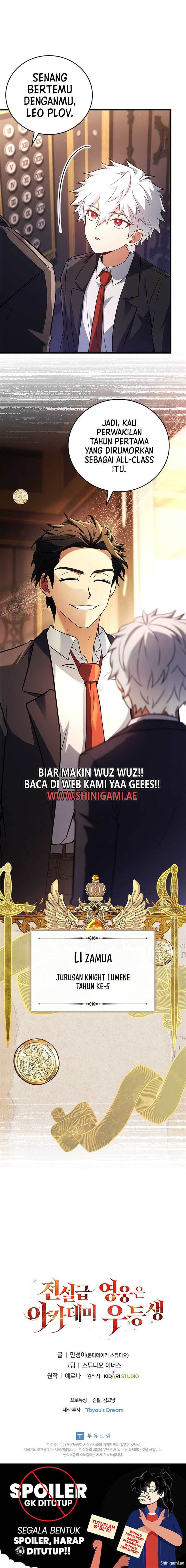 The Legendary Hero Is An Academy Honors Student Chapter 21 Halaman 5