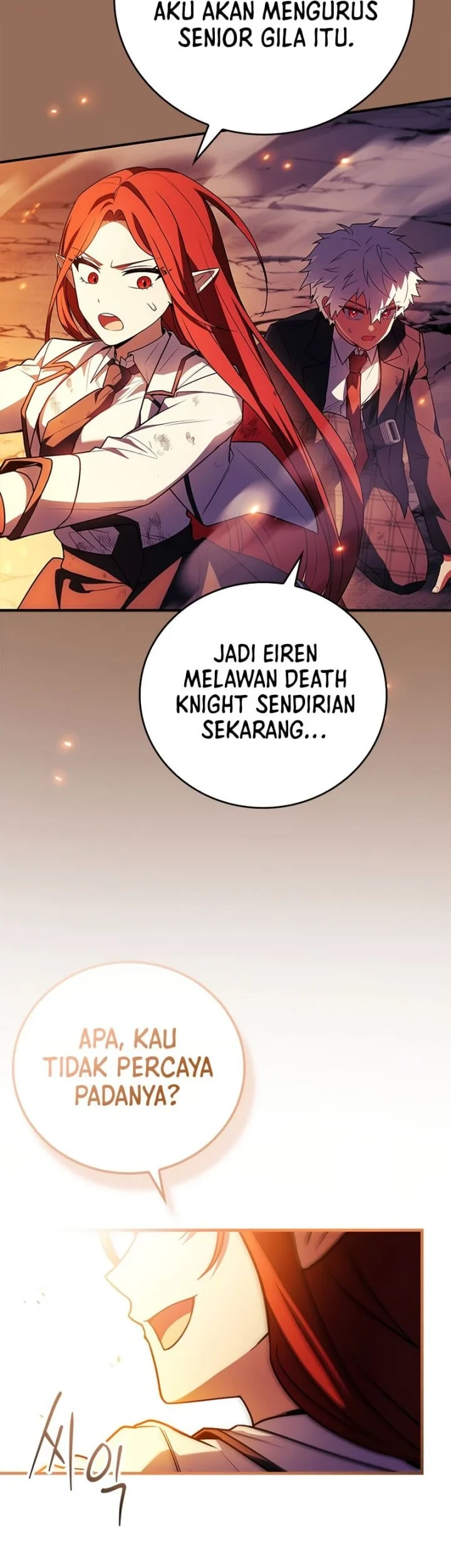 The Legendary Hero Is An Academy Honors Student Chapter 48 Halaman 61