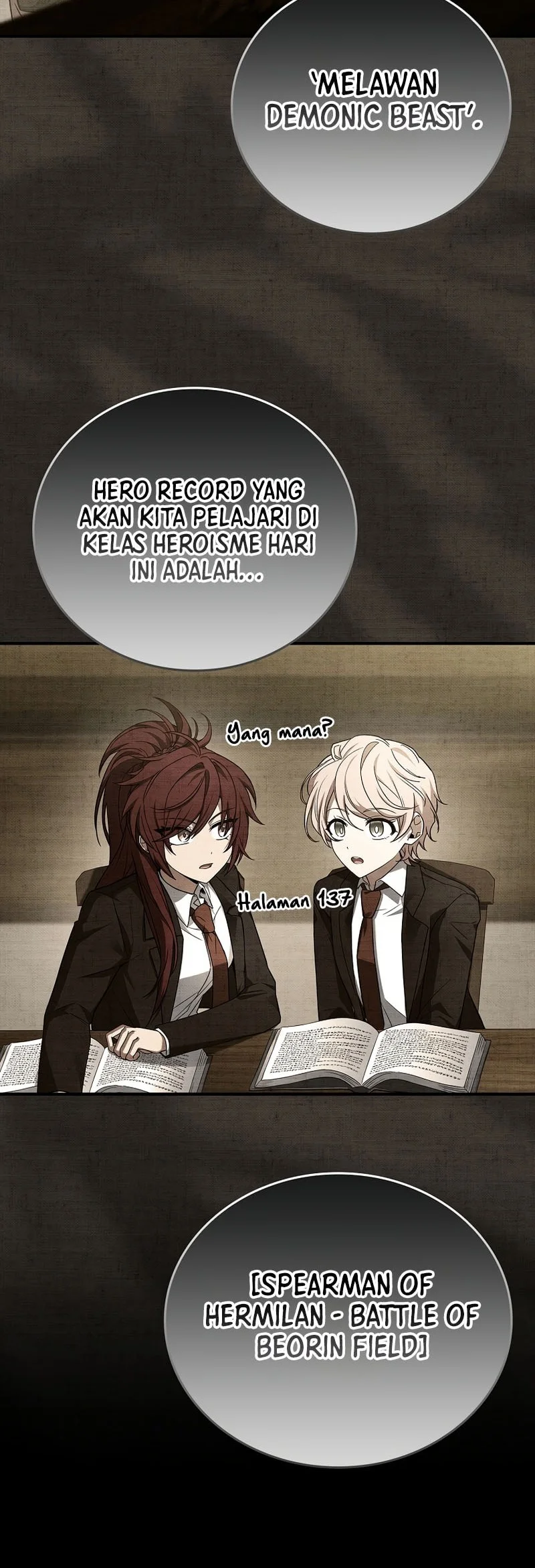 The Legendary Hero Is An Academy Honors Student Chapter 59 Halaman 55