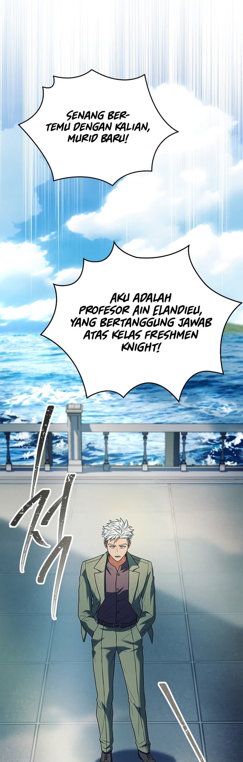 The Legendary Hero Is An Academy Honors Student Chapter 8 Halaman 59