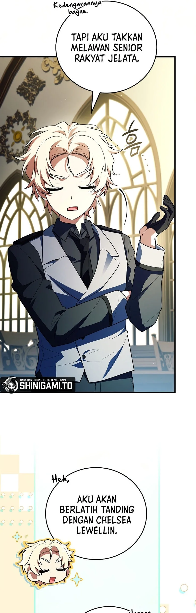 The Legendary Hero Is An Academy Honors Student Chapter 91 Halaman 61