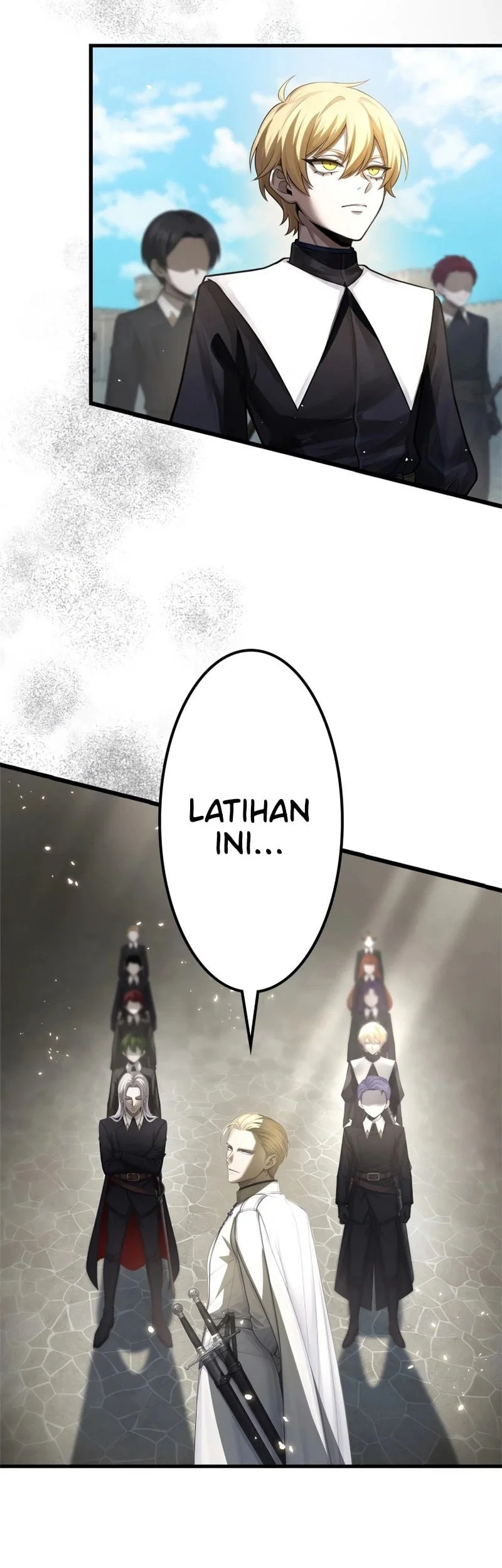 The Sword Saint Reincarnated Into A Noble Mage Family Chapter 21 Halaman 55