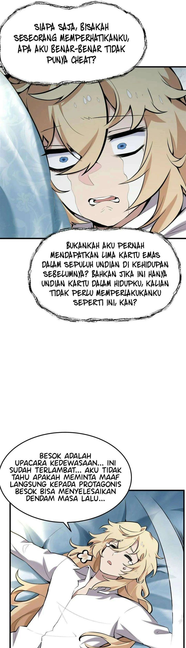 The Yellow Haired Villain In Female Main Characters Novel Wants Happiness Chapter 1 Halaman 43