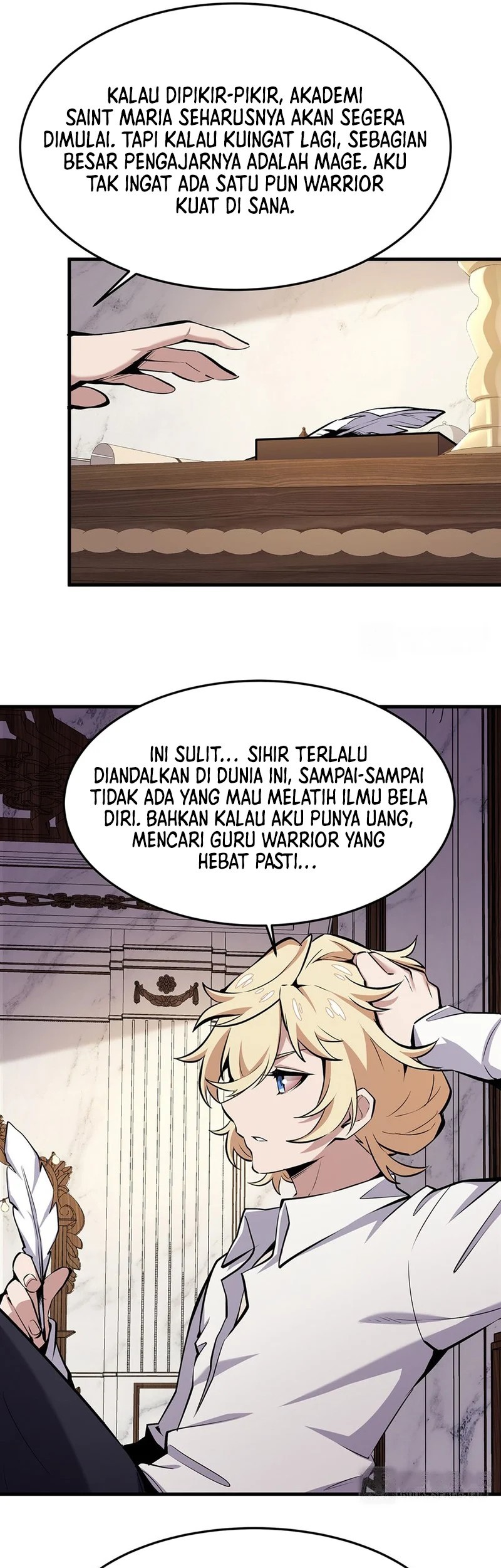 The Yellow Haired Villain In Female Main Characters Novel Wants Happiness Chapter 14 Halaman 34
