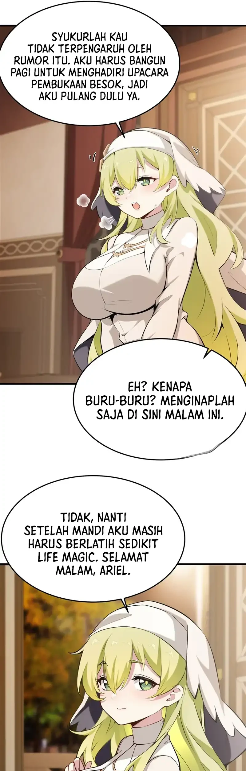 The Yellow Haired Villain In Female Main Characters Novel Wants Happiness Chapter 43 Halaman 27