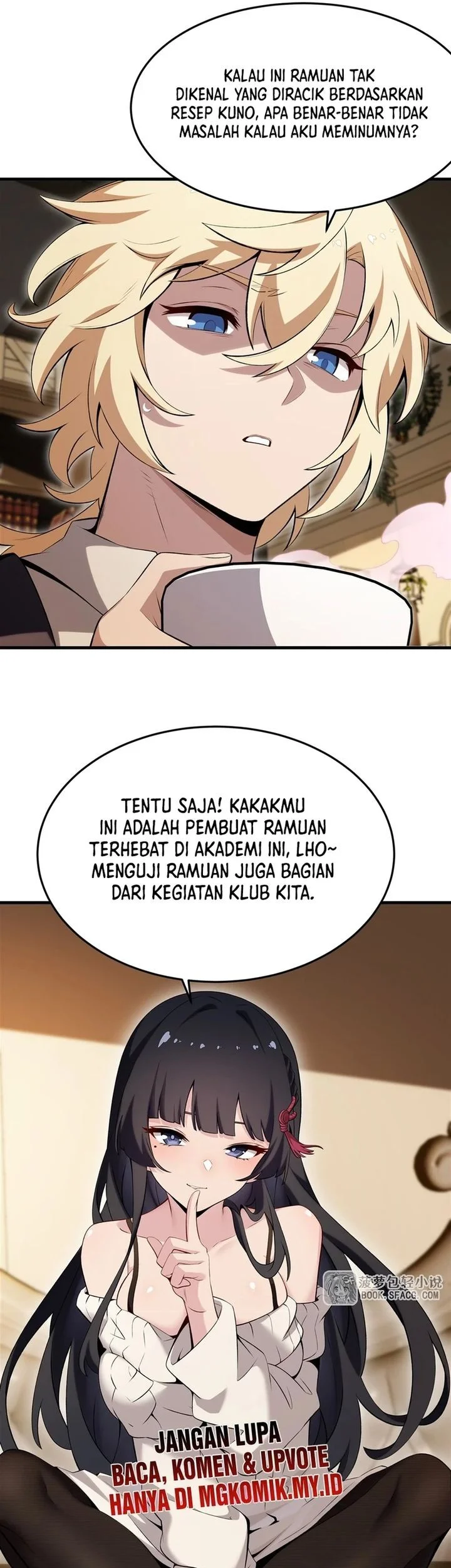 The Yellow Haired Villain In Female Main Characters Novel Wants Happiness Chapter 54 Halaman 5