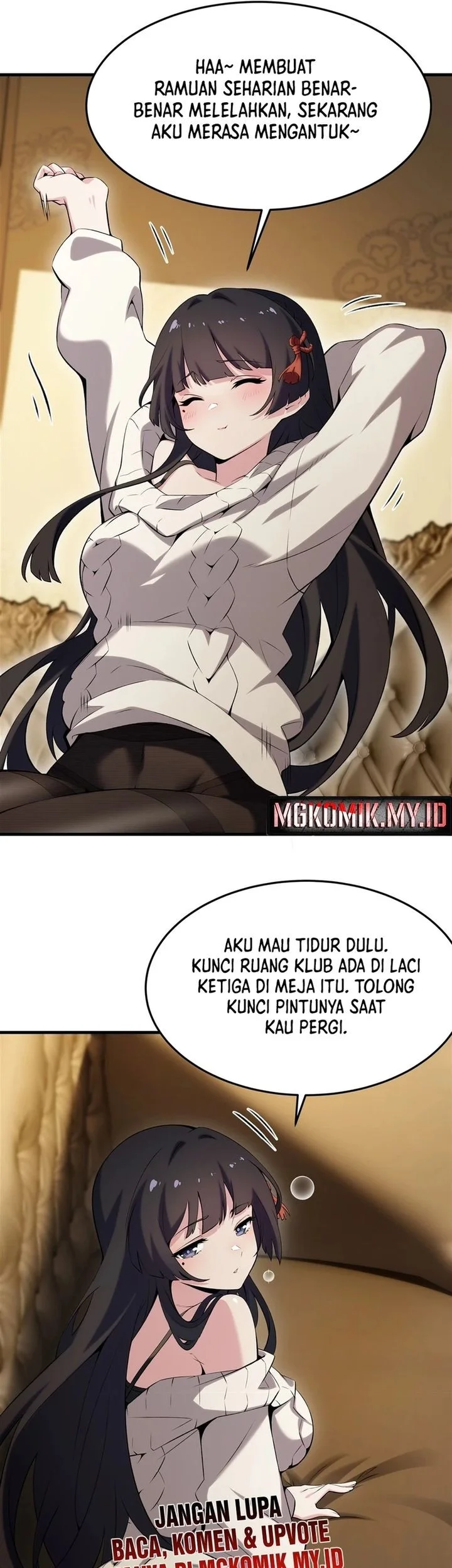 The Yellow Haired Villain In Female Main Characters Novel Wants Happiness Chapter 54 Halaman 19