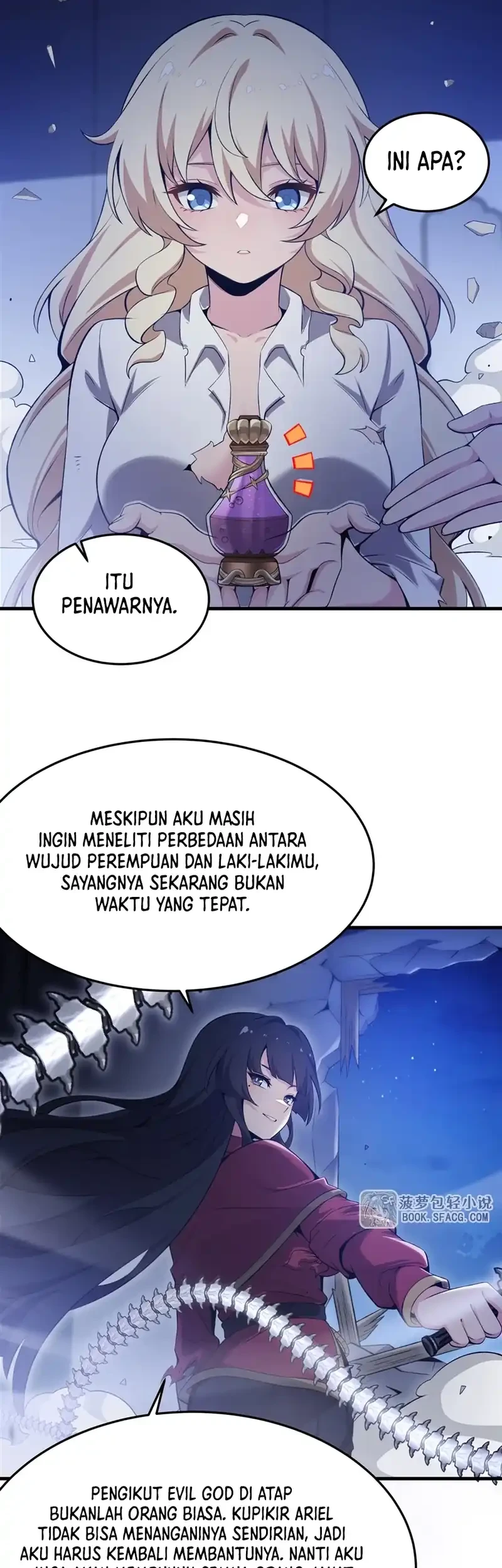 The Yellow Haired Villain In Female Main Characters Novel Wants Happiness Chapter 59 Halaman 27