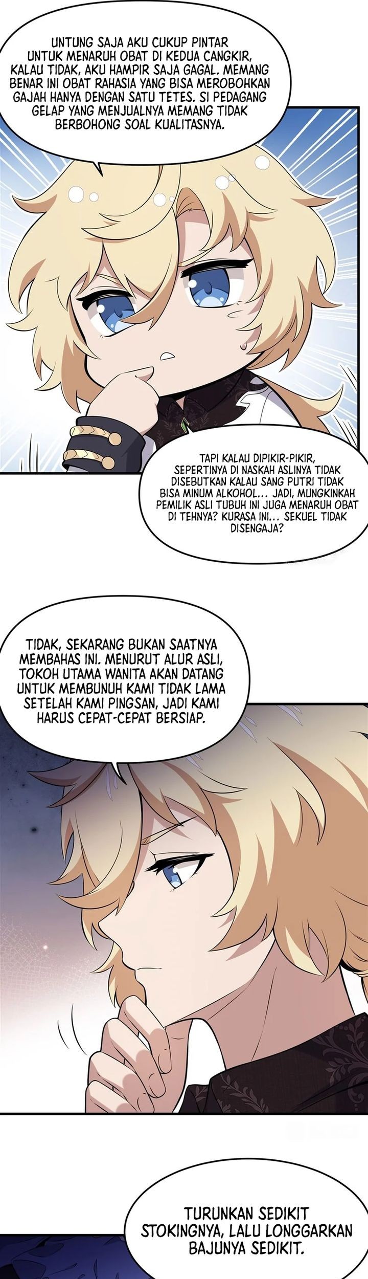 The Yellow Haired Villain In Female Main Characters Novel Wants Happiness Chapter 6 Halaman 31