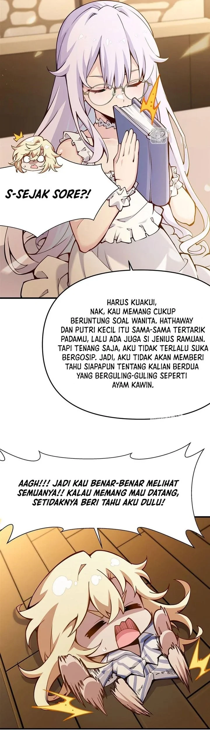 The Yellow Haired Villain In Female Main Characters Novel Wants Happiness Chapter 76 Halaman 24