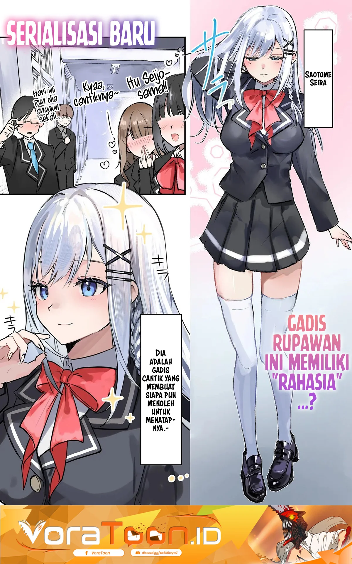 Tonari No Seki No Seijo Sama Wa Ore Ni Kossori Skirt No Naka Wo Oshiete Kureru Chapter 1 Halaman 2