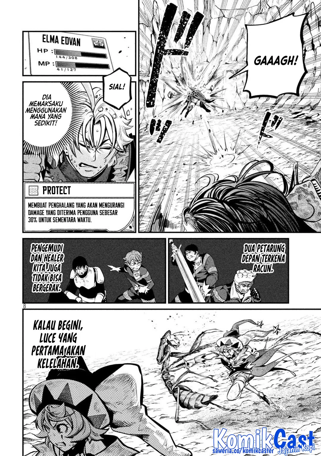 Tsuihou Sareta Tenshou Juu Kishi Wa Game Chishiki De Musou Suru Chapter 122 Halaman 8