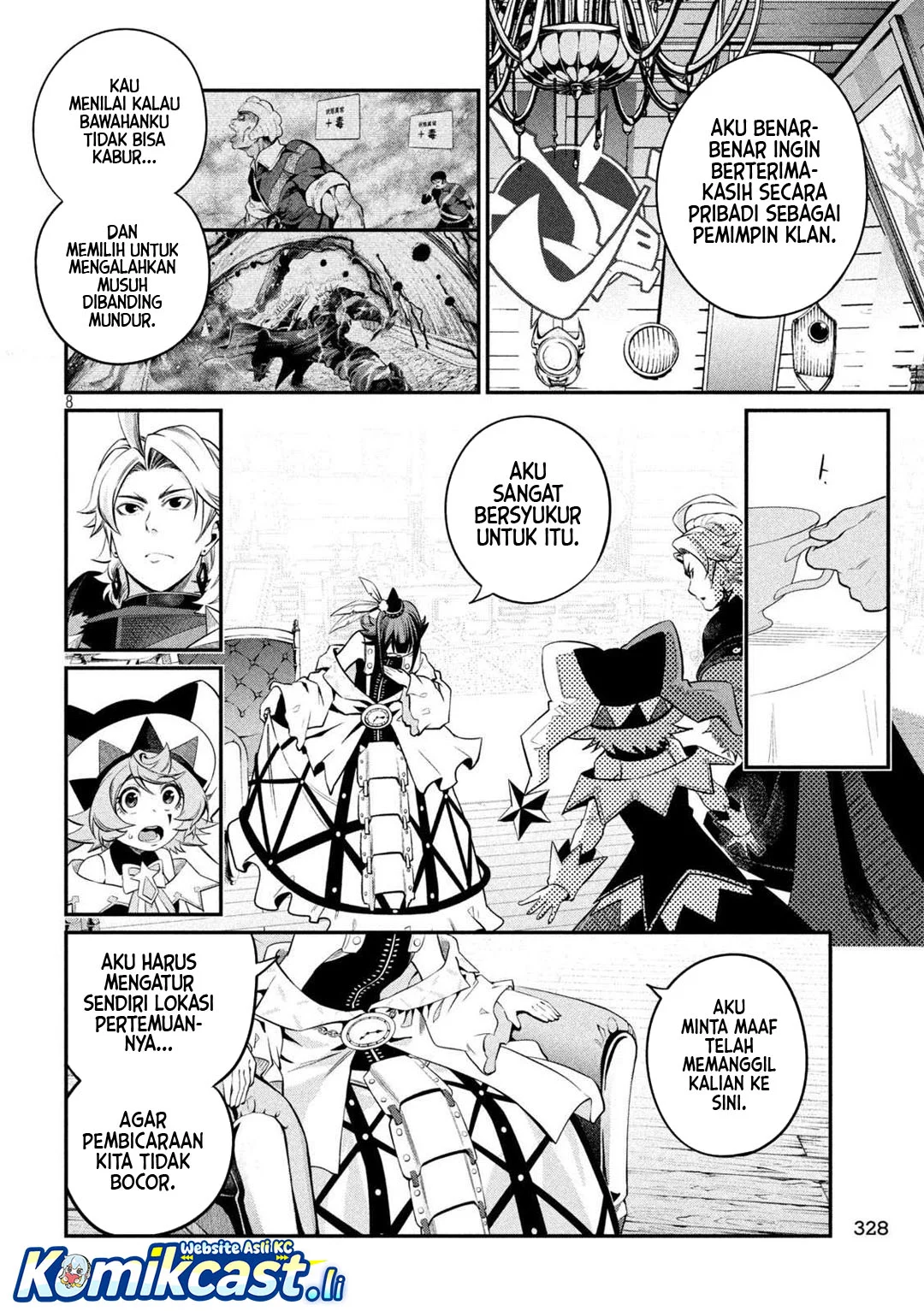 Tsuihou Sareta Tenshou Juu Kishi Wa Game Chishiki De Musou Suru Chapter 127 Halaman 8
