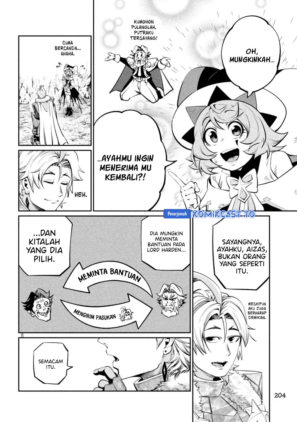 Tsuihou Sareta Tenshou Juu Kishi Wa Game Chishiki De Musou Suru Chapter 169 Halaman 8