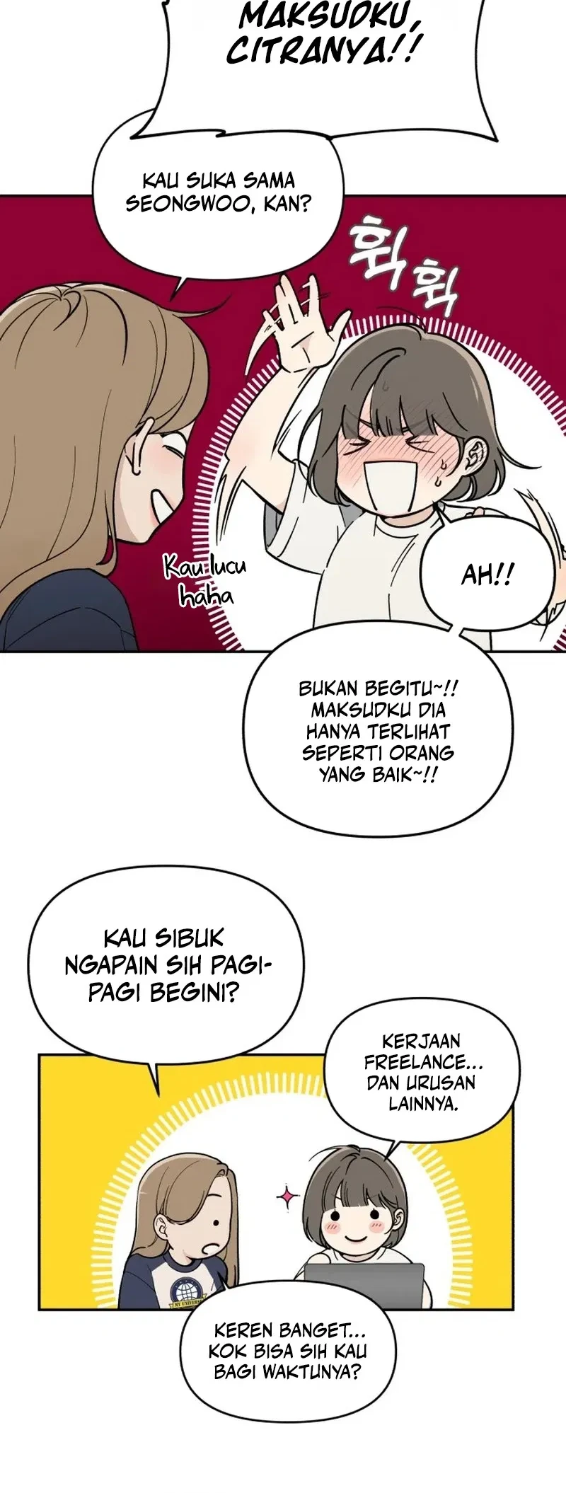 Unofficial Campus Couple Chapter 1 Halaman 13