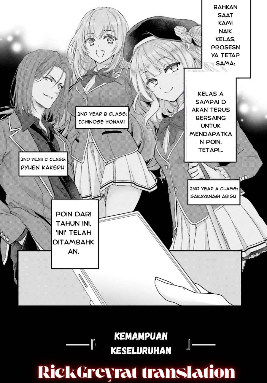 Youkoso Jitsuryoku Shijou Shugi No Kyoushitsu E 2 Nensei Hen 2nd Stage Chapter 1.1 Halaman 5